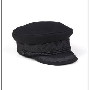 Lack of Color Black Riviera Cap Captain's Hat Size S 55cm M Fiddler